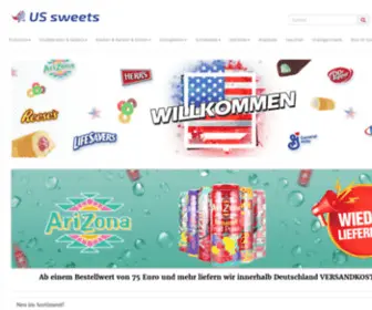 US-Sweets.de(Amerikanische Lebensmittel und Süßigkeiten) Screenshot