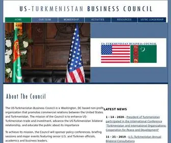 US-TBC.org(Turkmenistan Business Council) Screenshot