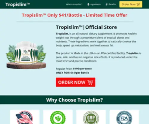 US-Tropislimm.com(TropiSlim) Screenshot