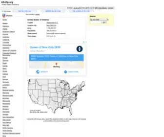 US-Zip.org(US Zip code United States of America) Screenshot