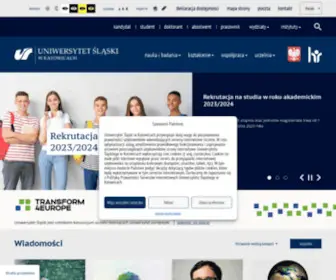 US.edu.pl(Uniwersytet Śląski w Katowicach) Screenshot