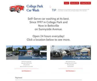 US1Carwash.com(College Park Car Wash) Screenshot