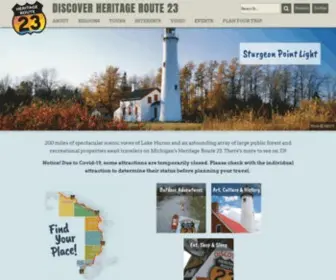 US23Heritageroute.org(23 Heritage Route) Screenshot