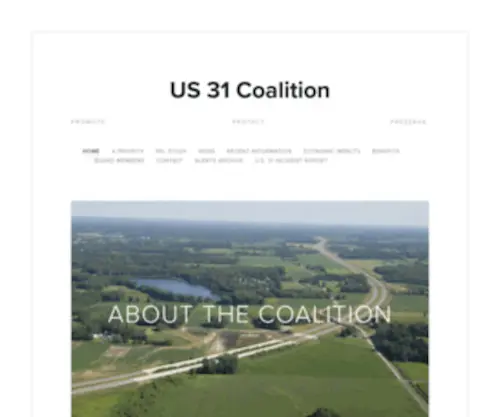 US31Coalition.com(US 31 Coalition) Screenshot