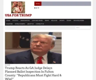US4Trump.com(USA For Trump) Screenshot