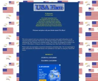 USA-Hero.com(American Hero Biographies) Screenshot