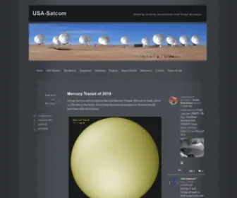 USA-Satcom.com(Monitoring worldwide communications on HF through Microwaves) Screenshot