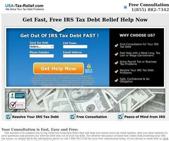 USA-Tax-Relief.com(Get Fast) Screenshot