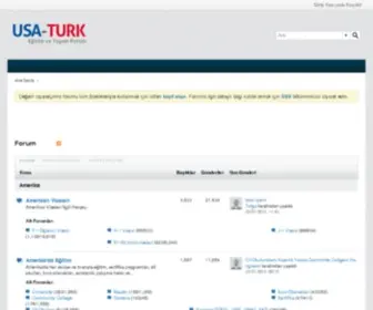 Usa-Turk.com(Okyanus Ötesi Türklerin Buluşma Noktası) Screenshot