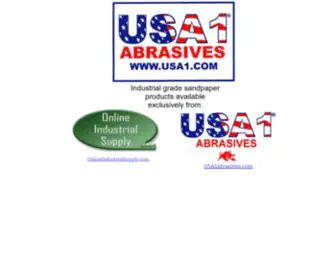 USA1.com(USA1 brand name sandpaper products) Screenshot