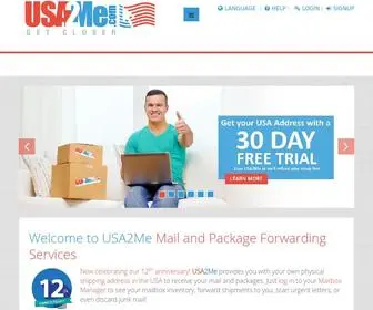 Usa2ME.com(Package & Mail Forwarding) Screenshot