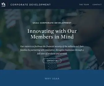 Usaacorpdev.com(Corporate Development) Screenshot