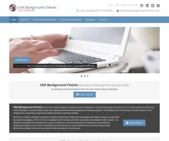 Usabackgroundchecks.com(USA Background Checks) Screenshot