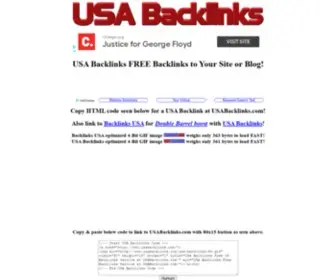 Usabacklinks.com(USA BackLinks) Screenshot