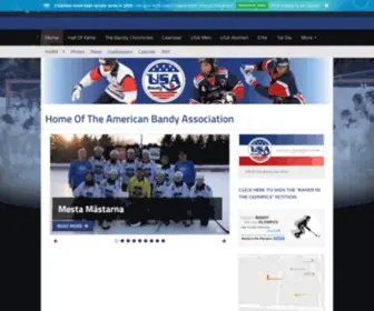 Usabandy.com(USA Bandy) Screenshot