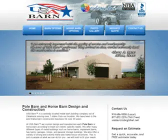 Usabarn.com(USA BARN) Screenshot