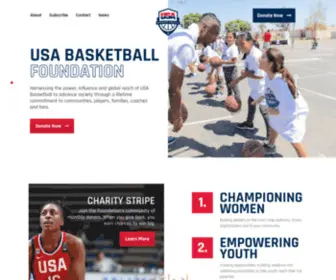 Usabfoundation.org(USA Basketball Foundation) Screenshot