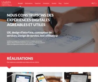 Usabilis.com(Conseil & formation UX Design) Screenshot