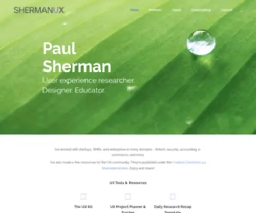 Usabilityblog.com(Paul Sherman) Screenshot