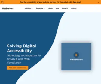 Usablenet.com(Website accessibility) Screenshot