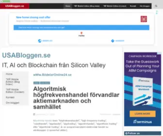 Usabloggen.se(Hem) Screenshot
