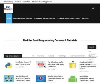 Usabloggers.com(Find the best online programming courses and tutorials) Screenshot