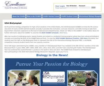 Usabo-TRC.org(USA Biology Olympiad) Screenshot