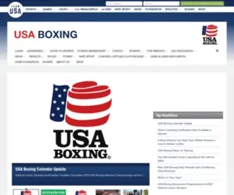 Usaboxing.org(USA Boxing) Screenshot