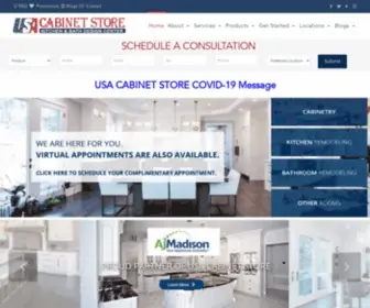 Usacabinetstore.com(Kitchen Remodeling & Bathroom Remodel Contractors) Screenshot