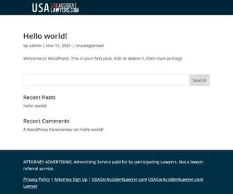 Usacaraccidentlawyers.com(Car Accident Lawyers) Screenshot