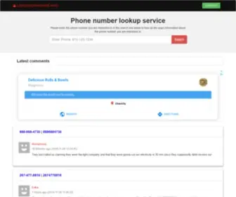 Usacheckphones.info(USA Check Phone Numbers) Screenshot