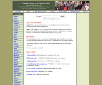 Usacollegedirectory.com(Alaska College Directory) Screenshot