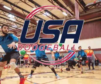 Usadodgeball.com(Promoting and developing the sport of dodgeball across the United States) Screenshot