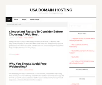 UsaDomainhosting.com(UsaDomainhosting) Screenshot