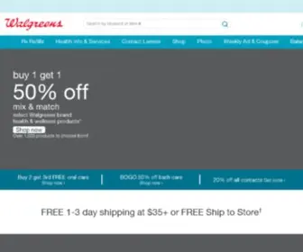 Usadrug.com(Walgreens) Screenshot