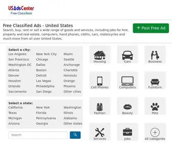 Usadscenter.com(Free Classified Ads) Screenshot