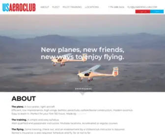 Usaeroclub.com(USAeroclub) Screenshot