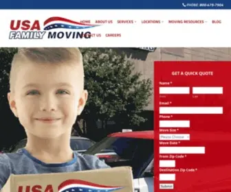 Usafamilymoving.com(Minnesota Moving Company) Screenshot