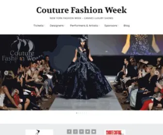 Usafashionshows.com(USA International Fashion Shows) Screenshot