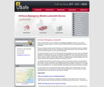 Usafe-Locksmith.net(LA & SF Car Locksmiths & More) Screenshot