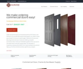 Usafiredoor.com(Commercial Steel Doors) Screenshot