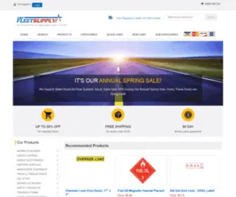 Usafleetsupply.com(Warehouse and Shipping Supply Company) Screenshot