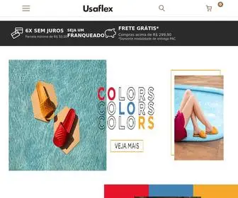 Usaflex.com.br(Loja Oficial Usaflex) Screenshot