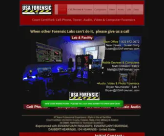 Usaforensic.com(USAForensic, llc) Screenshot