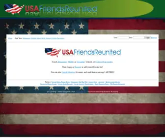 Usafriendsreunited.com(USA Friends Reunited) Screenshot