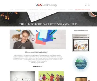 Usafundraising.com(USA Fundraising Ideas) Screenshot