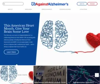 Usagainstalzheimers.org(UsAgainstAlzheimer’s) Screenshot