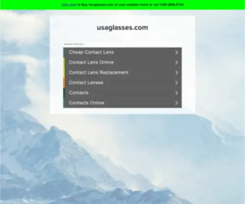 Usaglasses.com(Usaglasses) Screenshot