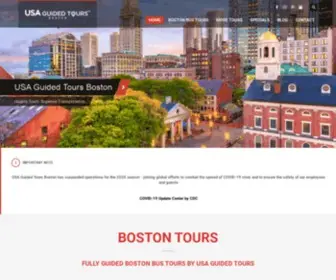 Usaguidedtoursboston.com(Boston Bus Tours) Screenshot