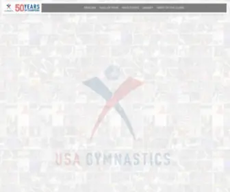 Usagymlegacy.org(The Legacy of USA Gymnastics) Screenshot